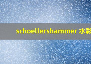 schoellershammer 水彩纸